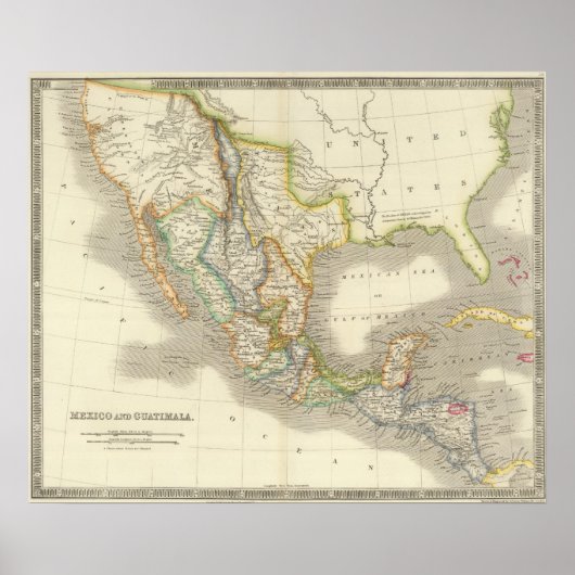 Mexico en Guatamala Poster (Voorkant)