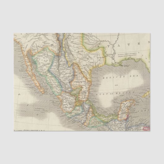 Mexico en Guatamala Tissuepapier (Voorkant)