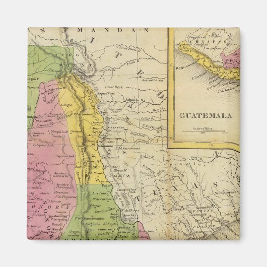 Mexico en Guatemala 2 Magneet (Voorkant)