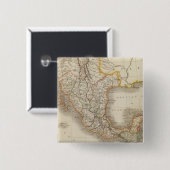 Mexico en Guatemala 2 Vierkante Button 5,1 Cm (Voorkant /achterkant)
