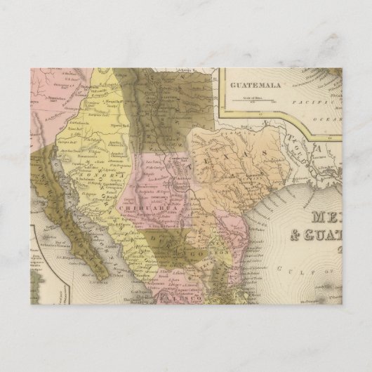 Mexico en Guatemala 5 Briefkaart (Voorkant)