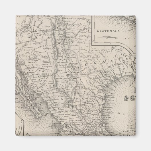 Mexico en Guatemala Magneet (Voorkant)