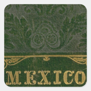 Mexico en Guatemala Vierkante Sticker