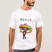 Mexico en Margarita T-shirt (Voorkant)