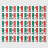 Mexico en Mexicaanse vlag cadeau Cadeaupapier (Vlak)