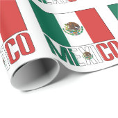 Mexico en Mexicaanse vlag cadeau Cadeaupapier (Rol Hoek)