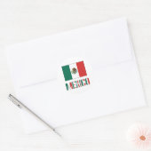 Mexico en Mexicaanse vlag Ronde Sticker (Envelop)