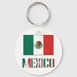 Mexico en Mexicaanse vlag Sleutelhanger