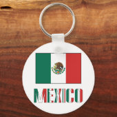 Mexico en Mexicaanse vlag Sleutelhanger (Voorkant)