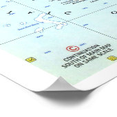 "Mexico en Midden-Amerika: Gedetailleerde KAART... Poster (Hoek)