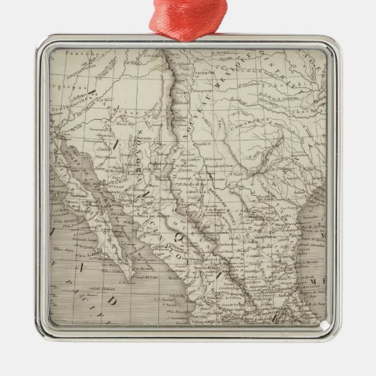 Mexico en Midden-Amerika Metalen Ornament (Voorkant)