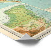 Mexico en Midden-Amerika Poster (Hoek)