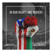 Mexico en Puerto Rico United en Proud Perfect Poster (Voorkant)