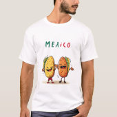 Mexico en Tacos T-shirt (Voorkant)