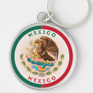 Mexico Erfgoed Embleem Sleutelhanger