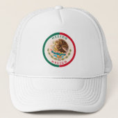 Mexico Erfgoed Embleem Trucker Pet (Voorkant)