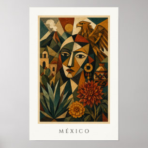 México Erfgoed I Reizen door Latijns-Amerika Poster
