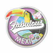 Mexico Fabulous logo Sticker (Voorkant)