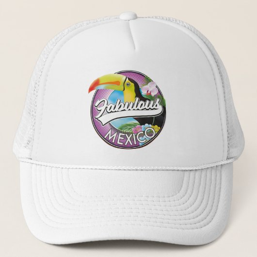 Mexico Fabulous logo Trucker Pet (Voorkant)