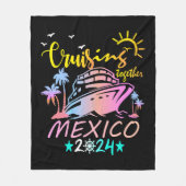 Mexico familie cruise fleece deken (Voorkant)