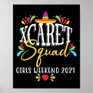 Mexico Familie Vakantie Grappige Strandvakantie Ma Poster