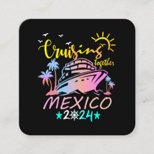 Mexico familiecruise vierkante visitekaartje