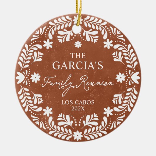 Mexico Family Reunion Foto Ornament (Voorkant)