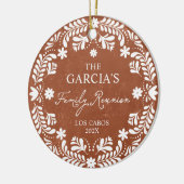 Mexico Family Reunion Foto Ornament (Links)