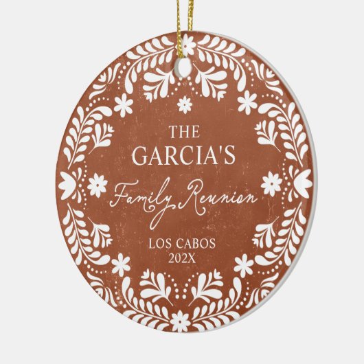 Mexico Family Reunion Foto Ornament (Links)