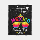 Mexico Family Vacation Cancun 2026 Straight Tripn  Fleece Deken (Voorkant)