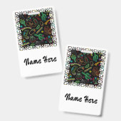 Mexico Fiesta Patroon Badge (Voor- en achterkant)