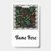 Mexico Fiesta Patroon Badge (Achterkant)