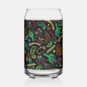Mexico Fiesta Patroon Blikvorm Glas (Voorkant)