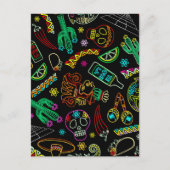 Mexico Fiesta Patroon Briefkaart (Voorkant)