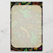 Mexico Fiesta Patroon Briefpapier (Voorkant)