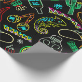 Mexico Fiesta Patroon Cadeaupapier (Hoek)