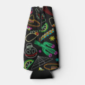 Mexico Fiesta Patroon Flesjeskoeler (Achterkant)