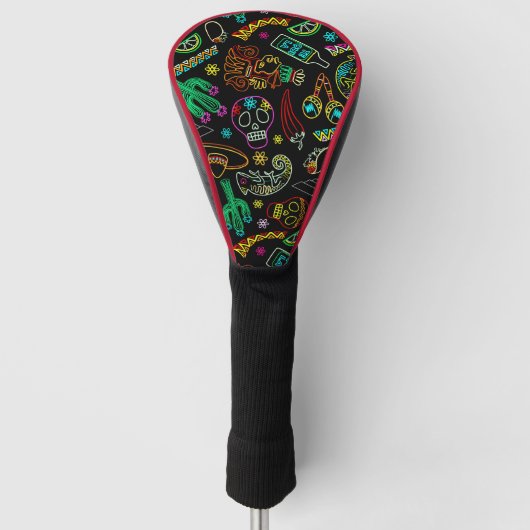 Mexico Fiesta Patroon Golfheadcover (Voorkant)