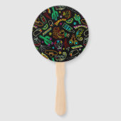 Mexico Fiesta Patroon Handwaaier (Voorkant)