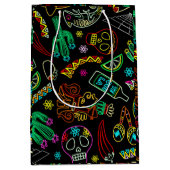 Mexico Fiesta Patroon Medium Cadeauzakje (Voorkant)