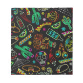 Mexico Fiesta Patroon Notitieblok (Voorkant)