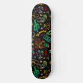 Mexico Fiesta Patroon Persoonlijk Skateboard (Voorkant)
