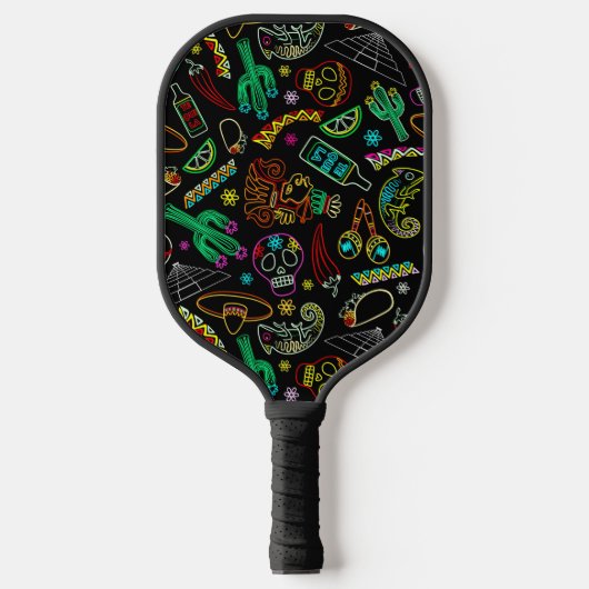 Mexico Fiesta Patroon Pickleball Paddle (Voorkant)