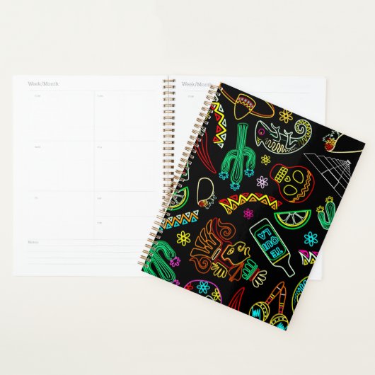 Mexico Fiesta Patroon Planner (Display)
