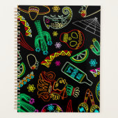 Mexico Fiesta Patroon Planner (Voorkant)