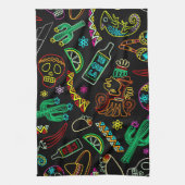 Mexico Fiesta Patroon Theedoek (Verticaal)