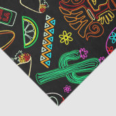 Mexico Fiesta Patroon Tissuepapier (Detail)