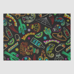 Mexico Fiesta Patroon Tissuepapier
