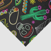 Mexico Fiesta Patroon Tissuepapier (Detail)