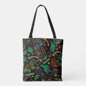 Mexico Fiesta Patroon Tote Bag (Achterkant)